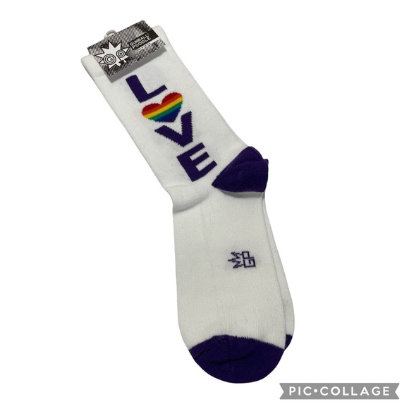 Gumball Poodle Other - New with Tags Love Rainbow Heart Socks